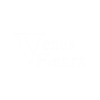 Venus fleurs et plantes logo blanc